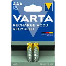 Varta Blister de 2 pilas recargables AAA Recycled 800mAh